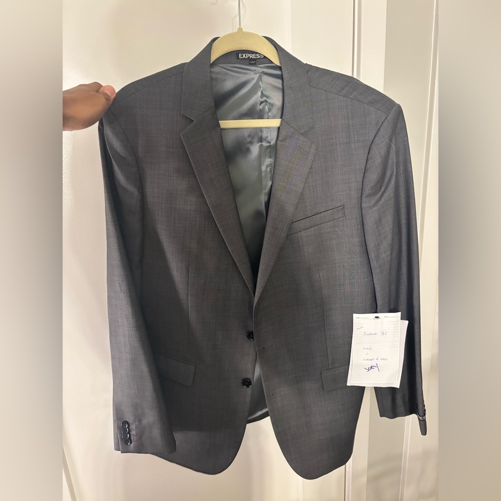 Brand New Express Suit Grey Size 44R